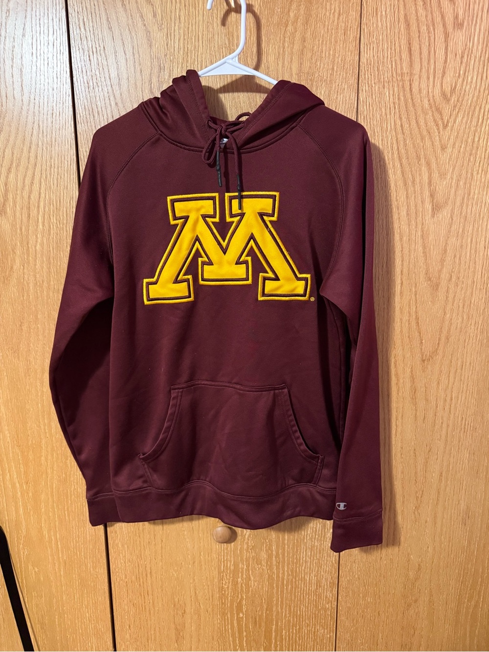 Unisex size S Champion U of M Hoodie